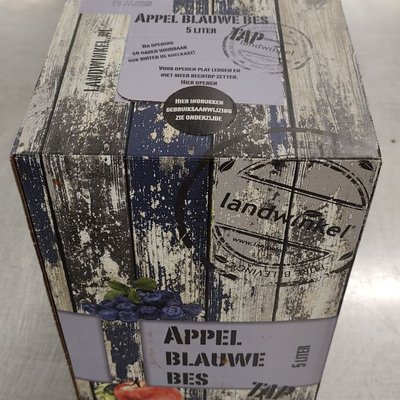 Appel-blauwe bessen (tap) 5 ltr