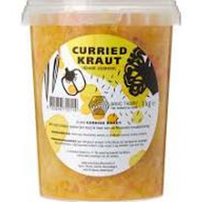 Curried Kraut (Gefermenteerd) 1 kg