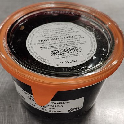 Blauwe bessenjam 385 ml pot