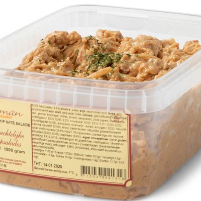 Javaanse kipsate salade aangemaakt 1 kg *Voor 12:45 bestellen = Morgen in huis