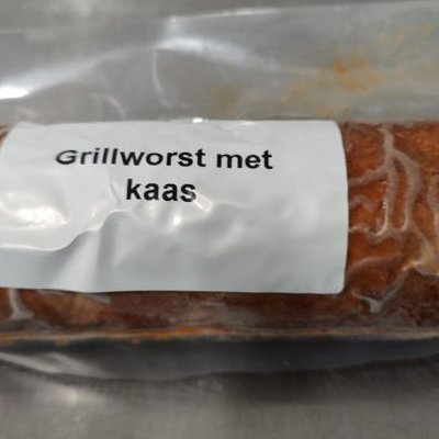 Grillworst met kaas aan stuk ca 400 gram