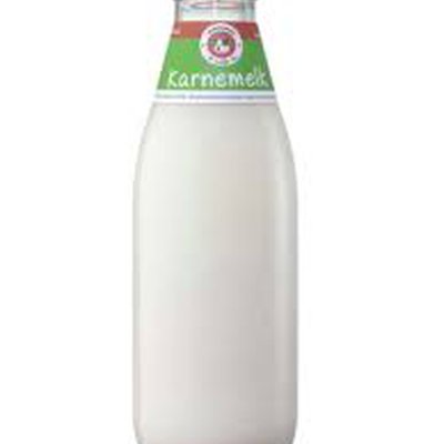 Karnemelk Vol 4 x 750 ml GLAS De Vrolijke koe