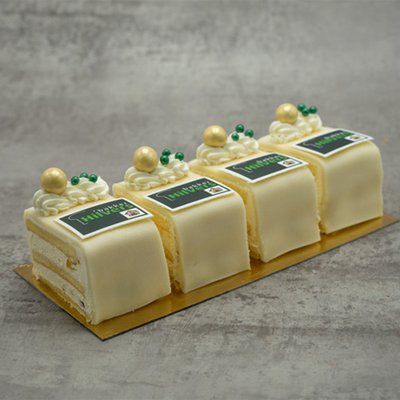 Chipolata petit fours 5x6 cm met logo (logo kunt u toezenden naar bestellingen@oregional.nl)