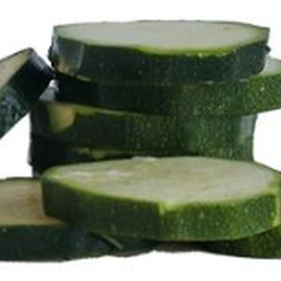 Courgette gesneden plak 5mm à 1 kg