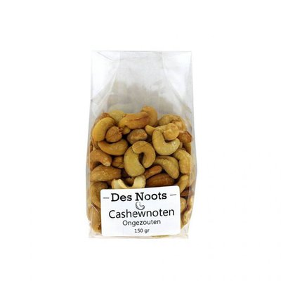 Cashewnoten ongezout 12 x 150 gram *vrijdag voor 15:00 bestellen = donderdag leveren