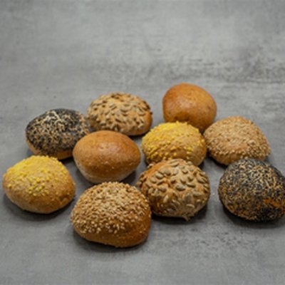 Minibolletjes assorti mix tarwe per 10 stuks