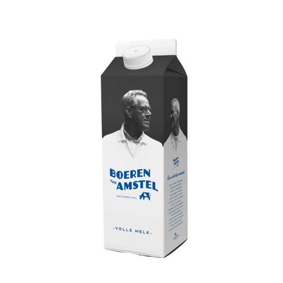 VOLLE melk 6 x 1 ltr Boeren van Amstel  *Bestelartikel (Vrijdag voor 12 uur bestellen = dinsdag leveren)